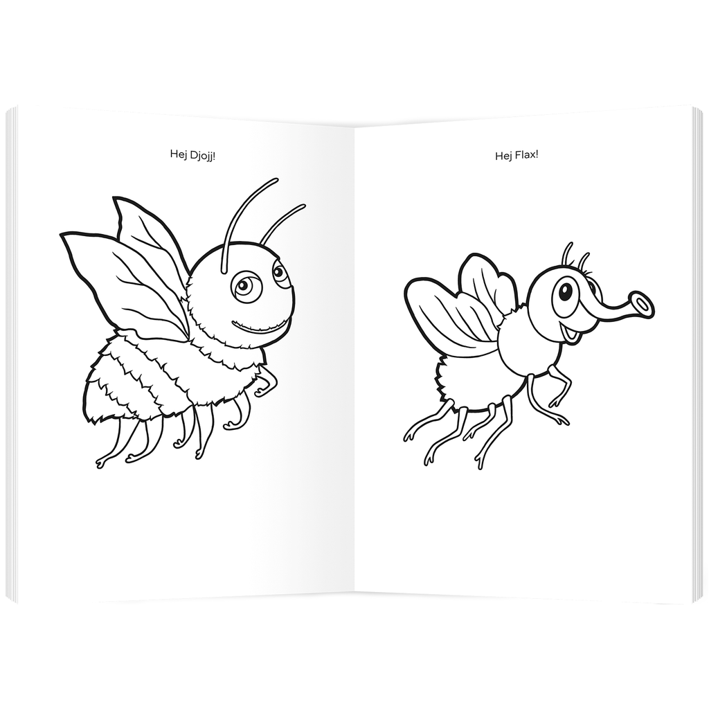 Humlan Djojj -  Min första målarbok